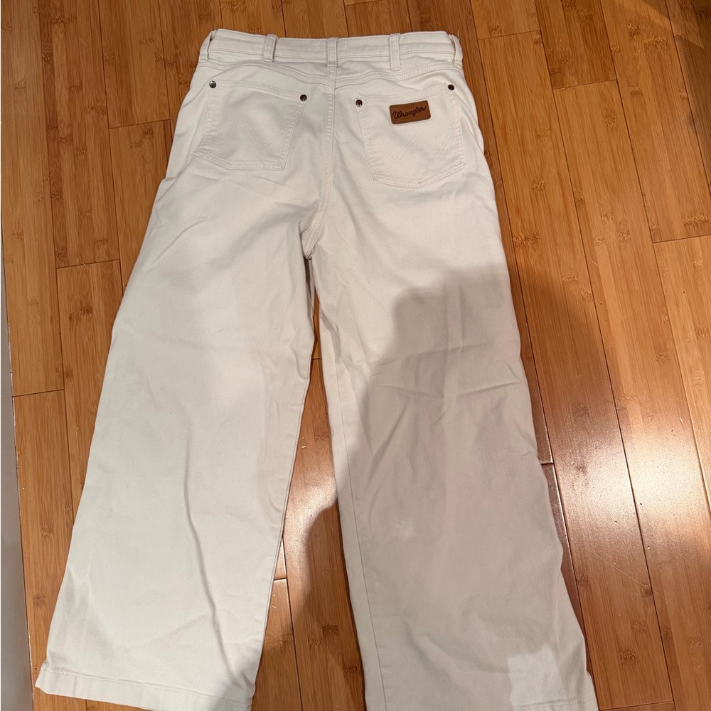 Wrangler Off-White Straight-Leg Pants - Picture 4 of 4